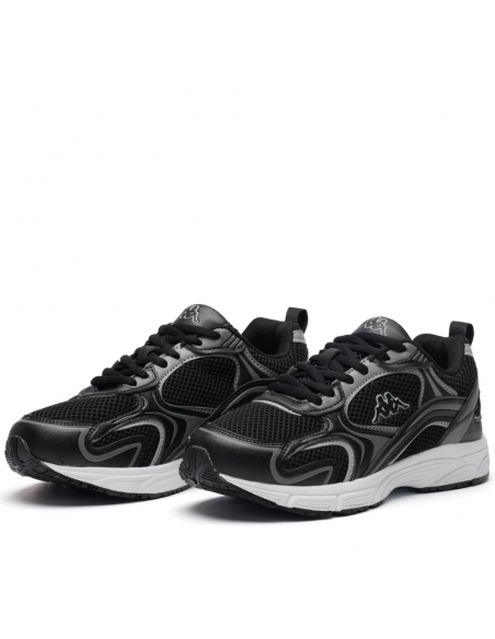ZAPATILLA KAPPA LOGO MYGIDO KD 361W2UW NEGRO-GRIS UNISEX GIMNASIO O PASEO