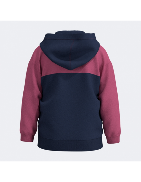 SUDADERA JOMA PARK NAVY BKYE VIOLET 500801.345 UNISEX CAPUCHA