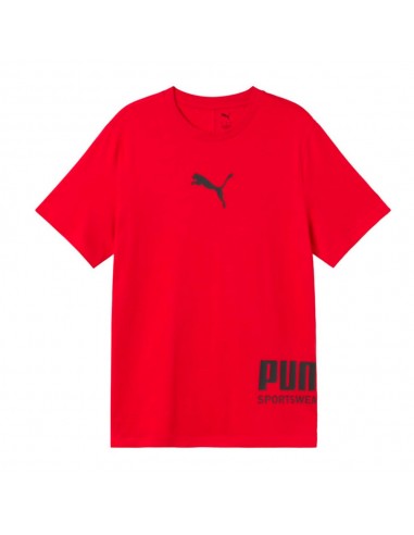 CAMISETA PUMA ROJA GRAPHICS TEE HOMBRE 694673 -11