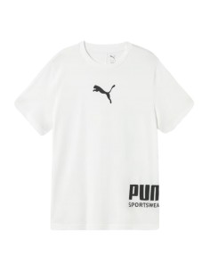 CAMISETA PUMA BLANCA GRAPHICS TEE HOMBRE 694673 -02