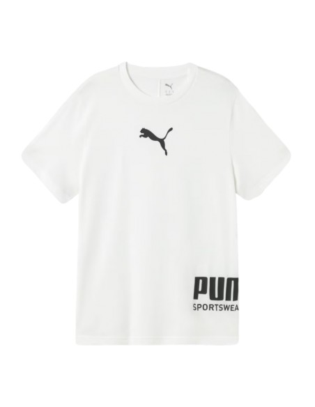 CAMISETA PUMA BLANCA GRAPHICS TEE HOMBRE 694673 -02