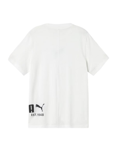 CAMISETA PUMA BLANCA GRAPHICS TEE HOMBRE 694673 -02