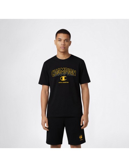 CAMISETA CHAMPION NEGRA HOMBRE SS TEE 222279-KK001