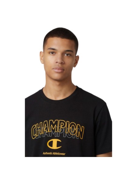 CAMISETA CHAMPION NEGRA HOMBRE SS TEE 222279-KK001