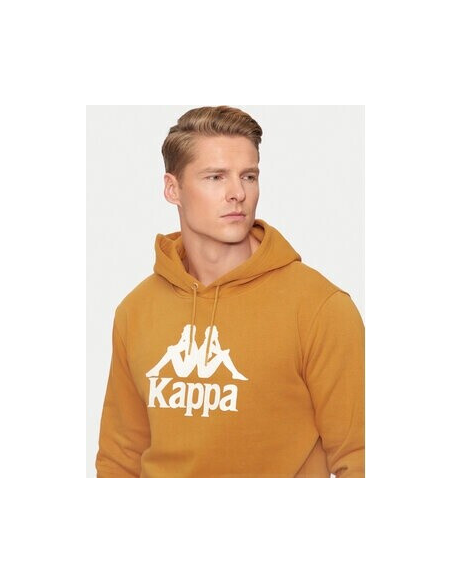 SUDADERA CAQPUCHA KAPPA Malmo 3 Auth Kontemporary 341M43W-P04 MOSTAZA UNISEX