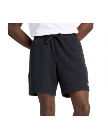 PANTALÓN CORTO ALGODÓN HOMBRE NEGRO FRENCH TERRY