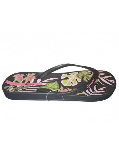 CHANCLA DEDO IPANEMA NEGRA /FLOR ANAT. TEMAS XVI FEM 83759