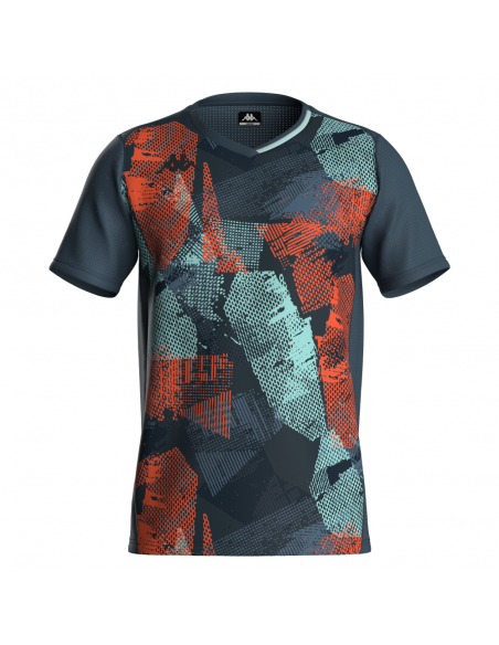 CAMISETA MANGA CORTA KAPPA IGTUR 382656W-A08 AZUL HOMBRE