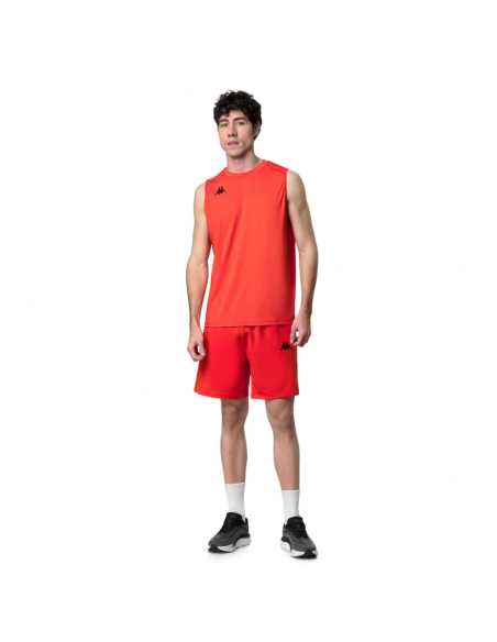 CAMISETA TIRANTES KAPPA ILEO 342238W-059 NARANJA HOMBRE ENTRENAMIENTO