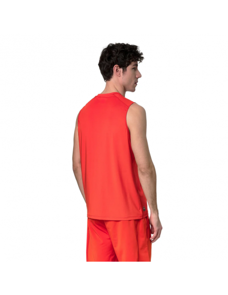 CAMISETA TIRANTES KAPPA ILEO 342238W-059 NARANJA HOMBRE ENTRENAMIENTO