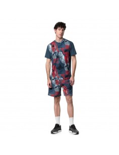 PANTALON CORTO PADEL KAPPA ISK 372B18W-A08 AZUL HOMBRE