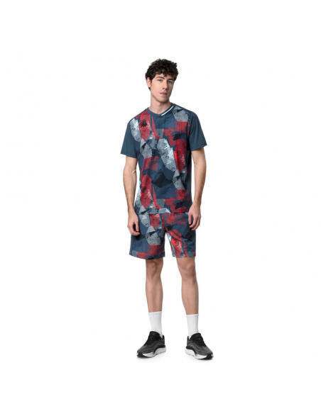 PANTALON CORTO PADEL KAPPA ISK 372B18W-A08 AZUL HOMBRE