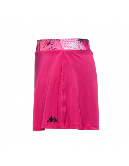 FALDA PADEL KAPPA IDLEN 37228CW-A07 ROSA MUJER CON PANTALON