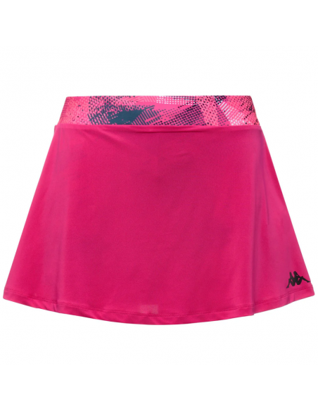 FALDA PADEL KAPPA IDLEN 37228CW-A07 ROSA MUJER CON PANTALON