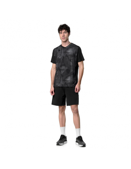 CAMISETA MANGA CORTA PADEL KAPPA IGTUR 382656W-A09 GRIS HOMBRE ELASTICA GRIS HOMBRE ELASTICA