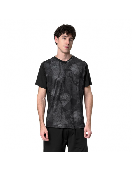 CAMISETA MANGA CORTA PADEL KAPPA IGTUR 382656W-A09 GRIS HOMBRE ELASTICA GRIS HOMBRE ELASTICA