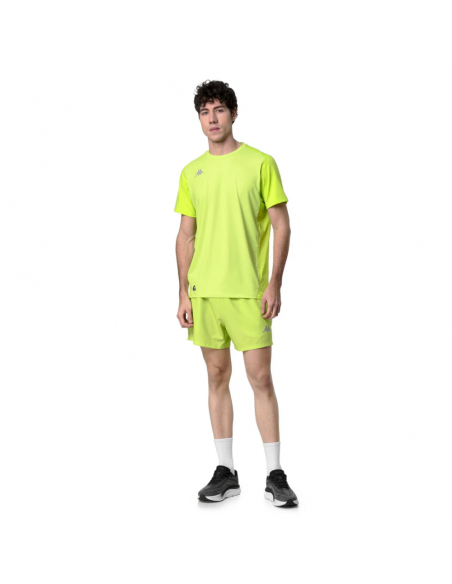CAMISETA MANGA CORTA kAPPA IMSOR PRO 37273TW-XNV VERDE HOMBRE RUNNING