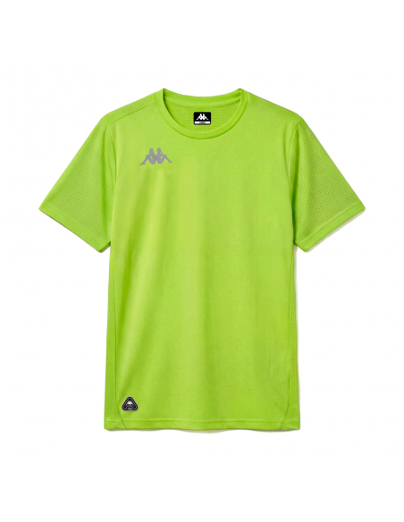 CAMISETA MANGA CORTA kAPPA IMSOR PRO 37273TW-XNV VERDE HOMBRE RUNNING