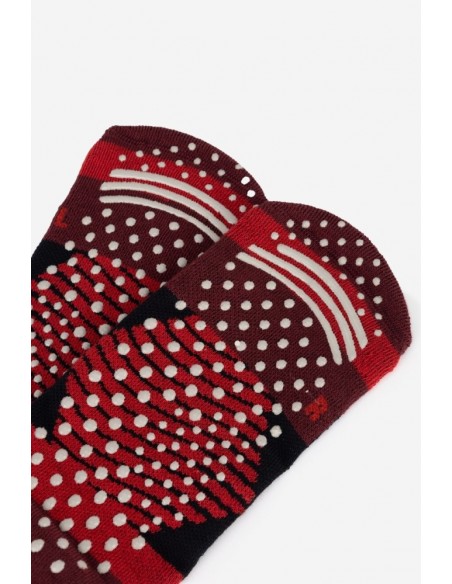 CALCETINES REEBOK-TECHNICAL SPORTS YOGA-R-0394-UNISEX-ROJO