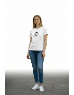 CAMISETA SLX BLANCO NUDO MUJER 263X64011C-10 2