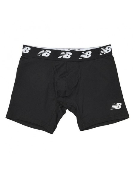 Boxer NEW BALANCE Premium 6 Inch Boxer Brief with Fly 3 Pack  LAU13001 BKK Negro