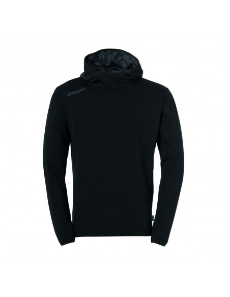 UHLSPORT SUDADERA CAPUCHA ESSENTIAL NEGRO