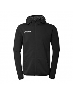 UHLSPORT CHAQUETA CHANDA ESSENTIAL HOODED NEGRO