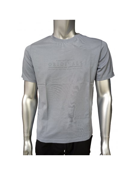 Camiseta JACK & JONES JORCATSKILLS MINIMAL TEE CEW NECK LN 12290315 Gris Gris