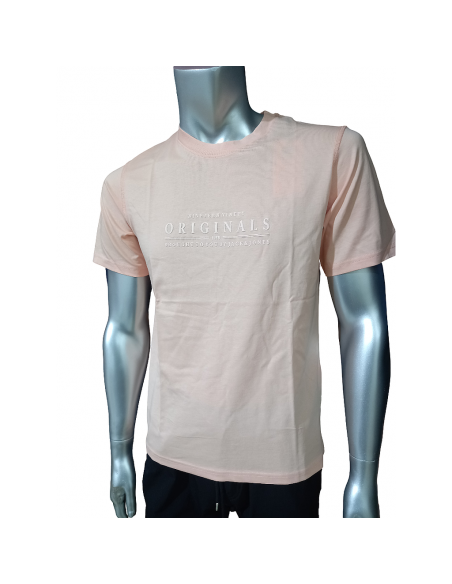 Camiseta JACK & JONES JORCATSKILLS MINIMAL TEE CEW NECK LN 12290315 Naranja Naranja