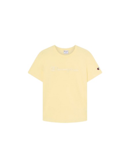 CAMISETA M/C AMARILLA CHAMPION MUJER 118382-YS165
