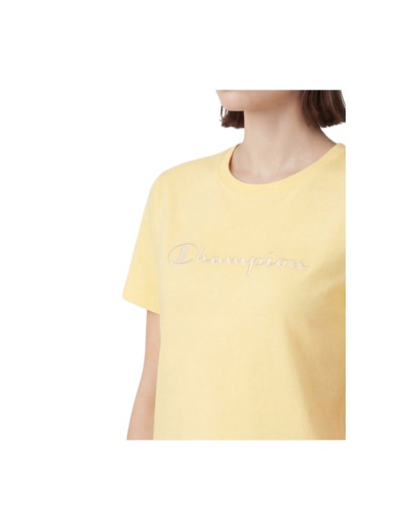 CAMISETA M/C AMARILLA CHAMPION MUJER 118382-YS165