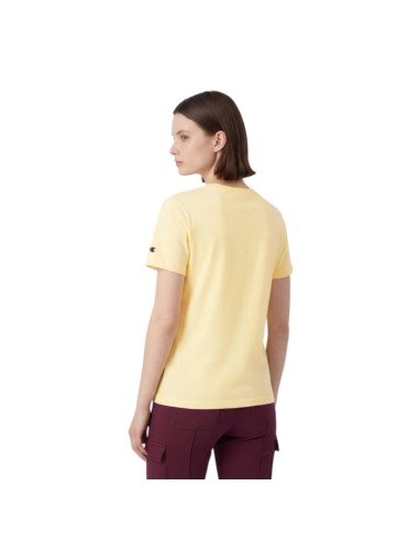 CAMISETA M/C AMARILLA CHAMPION MUJER 118382-YS165