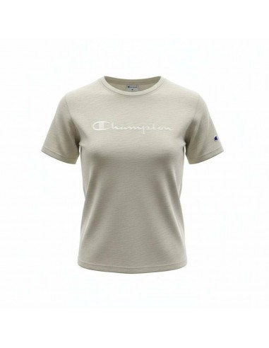 CAMISETA M/C GRIS CHAMPION MUJER 118382-EM005