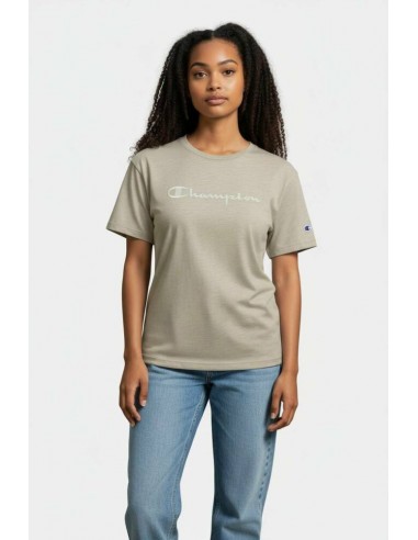 CAMISETA M/C GRIS CHAMPION MUJER 118382-EM005