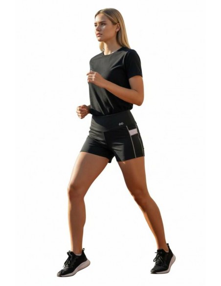 SHORT DITCHIL CALIX SH2158-900 NEGRO MUJER RESISTENCIA Y SUAVIDAD