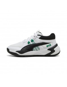 ZAPATILLA BALONCESTO PUMA UPROAR JR WHITE-ARCHIVE GREEN