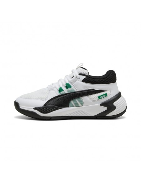 ZAPATILLA BALONCESTO PUMA UPROAR JR WHITE-ARCHIVE GREEN