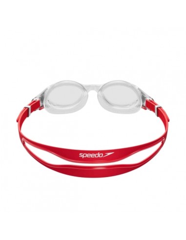 GAFAS NATACION TRANSPARENTE ROJA SPEEDO UNISEX