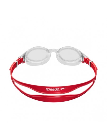 GAFAS NATACION TRANSPARENTE ROJA SPEEDO UNISEX