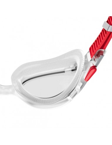 GAFAS NATACION TRANSPARENTE ROJA SPEEDO UNISEX