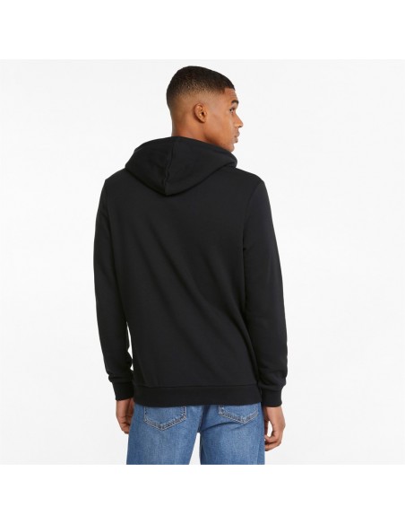 ESS+COLORBLOCK HOOD , PUMA BLACK, USXL