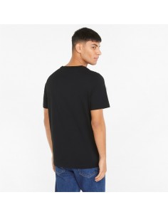 PUMA ESS+COLORBLOCK TEE,PUMA BLACK 2