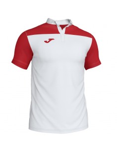 JOMA-POLO HOBBY II BLANCO-ROJO M/C