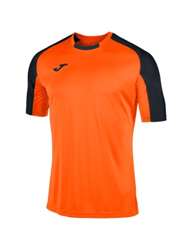 JOMA-CAMISETA ESSENTIAL NARANJA-NEGRO M/