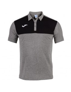 POLO JOMA WINNER GRIS/NEGRO
