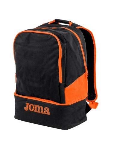 JOMA-MOCHILA ESTADIO III NEGRO-NARANJA 