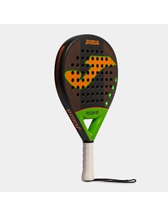 JOMA-PALA DE PÁDEL ROOKIE NEGRO NARANJA 2