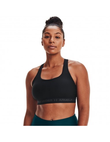 Top sujetador negro Under Armour negro mujer