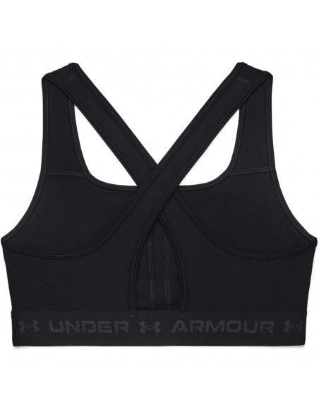 Top sujetador negro Under Armour negro mujer