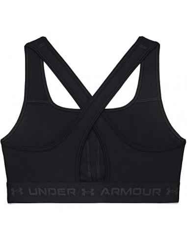 Top sujetador negro Under Armour negro mujer